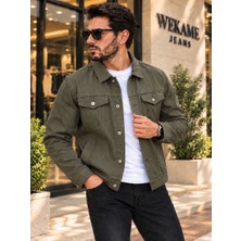 Wkm Erkek Jean Denim Standart Kalıp Kot Ceket