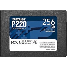 Xaser Patriot 256GB P220 Okuma 550MB-YAZMA 490MB Sata SSD