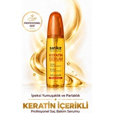 Sarıkız Keratin Saç Bakım Serumu 125 ml Tüm Saç Tipleri için İpeksi Yumuşaklık ve Parlaklık