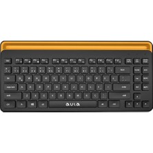Aula AWK310 Bluetooth 5.1 Kablosuz Tablet Klavyesi Ev - Ofis Kullanımı İçin iOS ve Android Uyumlu Standlı Türkçe Q