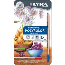Lyra Rembrandt Polycolor Kuru Boya Seti 12 Renk Sarf Malzemeler İçin Yüksek Kalite Boyalar