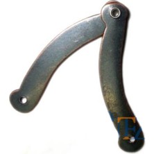 Efnaz Style Sandık, Kutu Makası 8,5 cm - Küçük, Nikel, 1 Adet