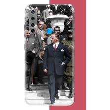 Aksesuarist Redmi Note 8 Uyumlu Atatürk 3 Baskılı Silikon Kılıf