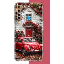 Aksesuarist Redmi Note 8 Uyumlu Kırmızı Vos Vos Baskılı Silikon Kılıf