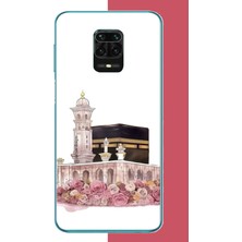 Aksesuarist Redmi Note 9 Pro-9s Uyumlu Çiçekli Kabe.jpeg Baskılı Silikon Kılıf