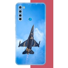 Aksesuarist Redmi Note 8 Uyumlu Gökyüzüne Yükseliş Baskılı Silikon Kılıf