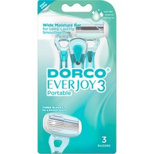 Dorco Everjoy 3 Bıçaklı Kullan At Kadın Tıraş Bıçağı 3lü