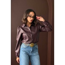 Very Moda Suni Deri Gömlek - | F2044