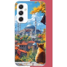 Aksesuarist Samsung Galaxy A54 Uyumlu Ayasofya1 Baskılı Silikon Kılıf