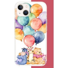Aksesuarist iPhone 13-14 Uyumlu Winnie The Pooh.jpeg Baskılı Silikon Kılıf