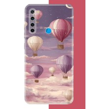 Aksesuarist Redmi Note 8 Uyumlu Uçan Balon Baskılı Silikon Kılıf