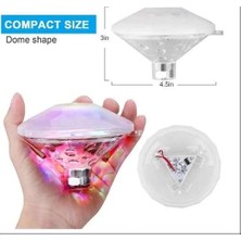 Dekoratif Sıcak LED Sualtı Gece Lambası 8.5 cm Banyo Havuz Işığı