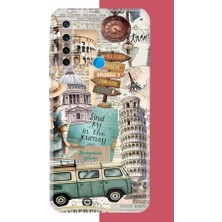 Aksesuarist Redmi Note 8 Uyumlu Travel2 Baskılı Silikon Kılıf