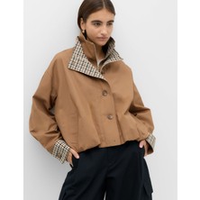 Marks & Spencer Ekose Desenli Bomber Ceket