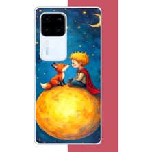 Aksesuarist Vivo V30 Uyumlu Küçük Prens5 Baskılı Silikon Kılıf