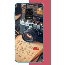 Aksesuarist Redmi Note 9 Pro-9s Uyumlu Paloroid Kamera Baskılı Silikon Kılıf