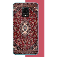 Aksesuarist Redmi Note 9 Pro-9s Uyumlu Halı3 Baskılı Silikon Kılıf