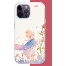 Aksesuarist iPhone 14 Pro Uyumlu Küçük Prens6 Baskılı Silikon Kılıf