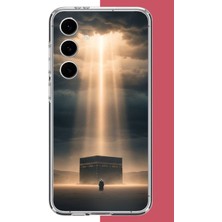 Aksesuarist Samsung Galaxy S24 Fe Uyumlu Kabe2 Baskılı Silikon Kılıf