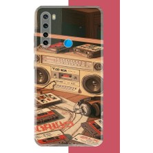 Aksesuarist Redmi Note 8 Uyumlu 90'lar Kaset2 Baskılı Silikon Kılıf