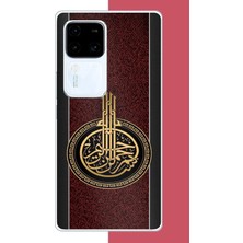 Aksesuarist Vivo V30 Uyumlu Besmele Baskılı Silikon Kılıf