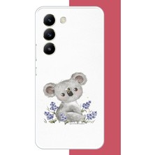 Aksesuarist Vivo V30 Lite Uyumlu Kuala Baskılı Silikon Kılıf