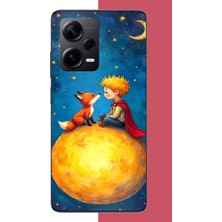 Aksesuarist Redmi Note 12 Pro Plus Uyumlu Küçük Prens5 Baskılı Silikon Kılıf