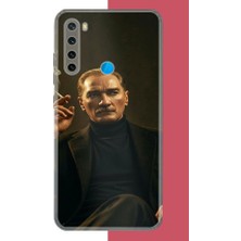 Aksesuarist Redmi Note 8 Uyumlu Atatürk Baskılı Silikon Kılıf