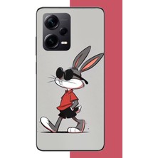 Aksesuarist Redmi Note 12 Pro Plus Uyumlu Bagsbuny Baskılı Silikon Kılıf