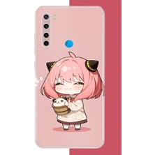 Aksesuarist Redmi Note 8 Uyumlu Kawaii Küçük Kız Baskılı Silikon Kılıf