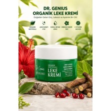 Dr. Genius Leke Kremi 50 ml - Etko Cosmos Organic Sertifikalı Gece Bakımı, Güneş ve Yaşlılık Lekesi Karşıtı Aydınlatıcı Formül, Anti-Aging Etkili Doğal Içerik
