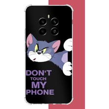 Aksesuarist Realme 12 4g-12 Plus Uyumlu Telefonuma Dokunma2 Baskılı Silikon Kılıf