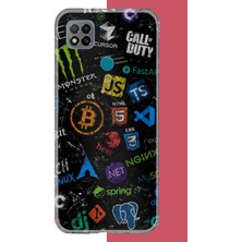 Aksesuarist Redmi 9c / 10A Uyumlu Yazılım Dünyası Baskılı Silikon Kılıf