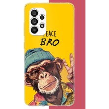Aksesuarist Samsung Galaxy A23 Uyumlu Barış Kardeşim Baskılı Silikon Kılıf