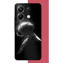 Aksesuarist Poco X6 Pro Uyumlu Karanlıktaki Anime Karakteri Baskılı Silikon Kılıf