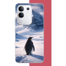 Aksesuarist Vivo Y29 Uyumlu Nihilist Penguen2 Baskılı Silikon Kılıf