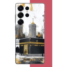 Aksesuarist Samsung Galaxy S25 Ultra Uyumlu Kabe6 Baskılı Silikon Kılıf