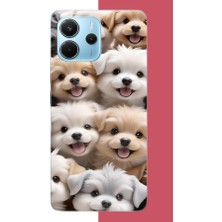 Aksesuarist Redmi Note 14 4g Uyumlu Sevimli Köpek Baskılı Silikon Kılıf