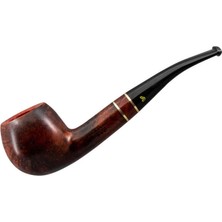 Maison Luré Üç Yıldız 160 9mm Filtreli Ebonit Saplı Pipo, Şık ve Kaliteli Tasarım