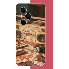 Aksesuarist Honor 400 Pro Uyumlu 90'lar Kaset2 Baskılı Silikon Kılıf