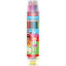 Stabilo Stabılo Color Kuruboya Plastik Tüp 12 Renk