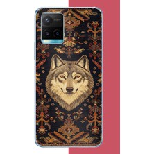 Aksesuarist Vivo Y21S Uyumlu Halı5 Baskılı Silikon Kılıf