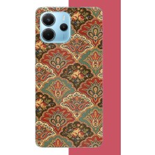 Aksesuarist Redmi Note 14 4g Uyumlu Çini Motif Baskılı Silikon Kılıf