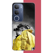 Aksesuarist Vivo Y19S Uyumlu Breaking Bad1 Baskılı Silikon Kılıf