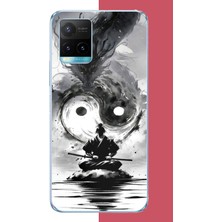 Aksesuarist Vivo Y21S Uyumlu Samuray Baskılı Silikon Kılıf
