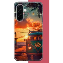 Aksesuarist Samsung Galaxy A36 Uyumlu Vw Güneş Batımı.jpeg Baskılı Silikon Kılıf