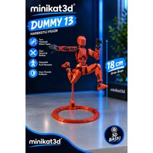 Minikat 3D Dummy 13 Kremit Rengi Figür ve Stand