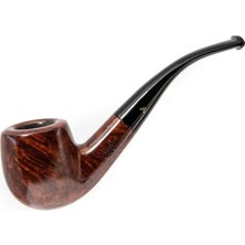 Maison Luré Premium 9mm Filtreli Ebonit Saplı Pipo, Üç Yıldız 241 Model