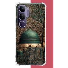 Aksesuarist Vivo V40 Lite Uyumlu Kudüs2 Baskılı Silikon Kılıf
