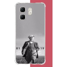 Aksesuarist Infinix Hot 50I - Smart 9 Uyumlu Atatürk 1881 1938 Baskılı Silikon Kılıf
